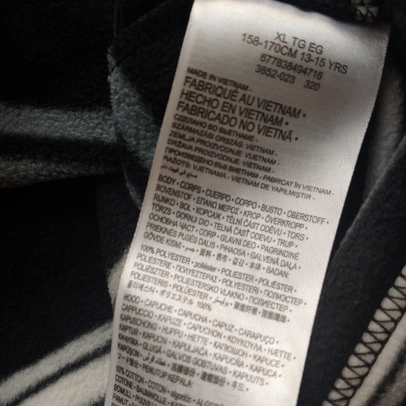 HURLEY NEW boys Artic Fleece Full Zip Hoodie Shacket - Picture 12 of 13